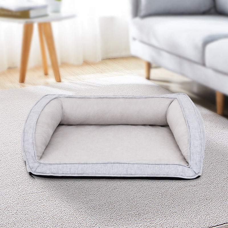 New soft four-season universal available kennel breathable pet sofa cool in summer and thickened and comfortable in winter