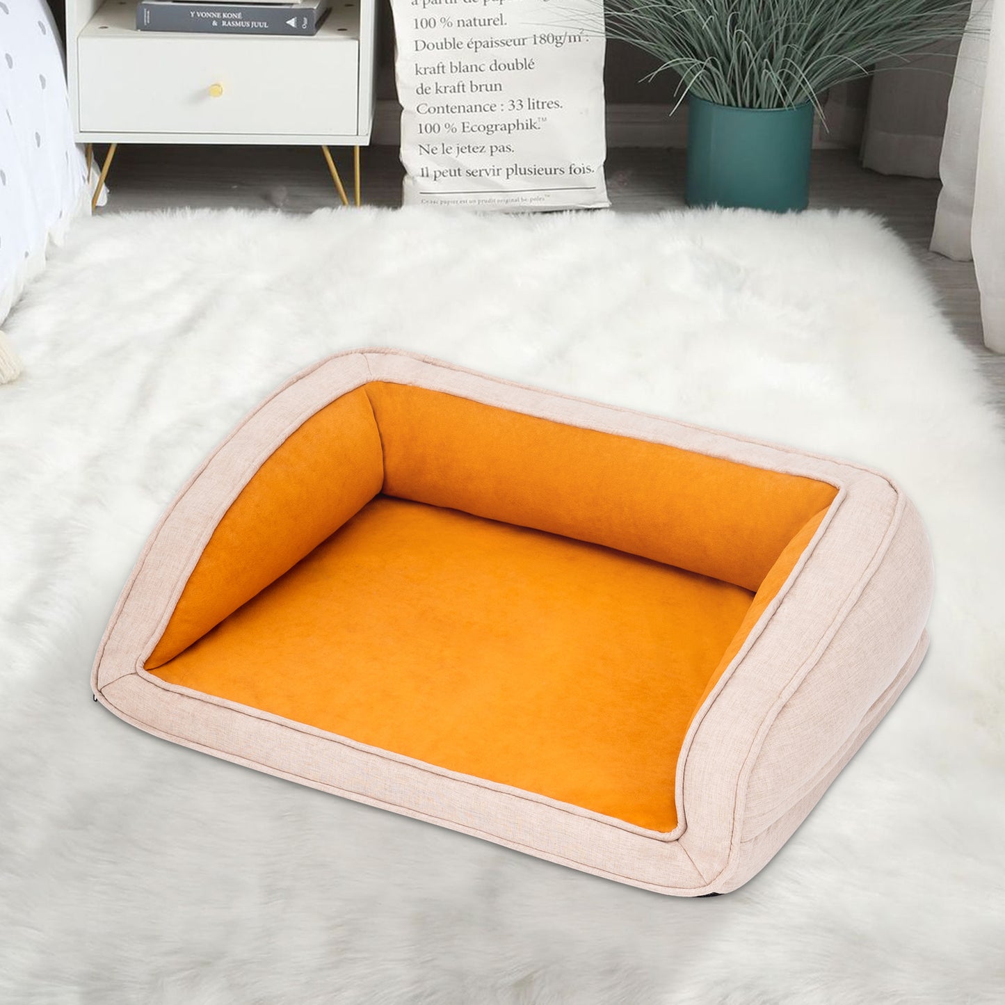 New soft four-season universal available kennel breathable pet sofa cool in summer and thickened and comfortable in winter