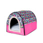 Factory straight hair, pet products, cat litter, warm in winter, closed detachable nest, foldable cute pet