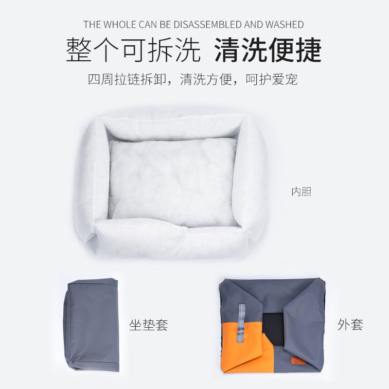 Pet products summer cat's nest kennel thickened waterproof, scratch-resistant and bite-resistant, easy to clean, universal cool nest sofa in all seasons