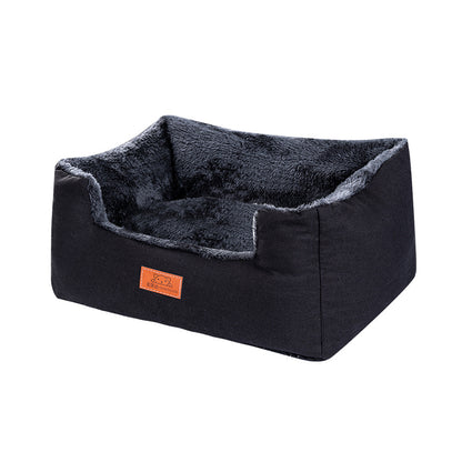 Kennel cat litter winter velvet warm pet litter large dog golden retriever teddy fully removable dog bed pet mat