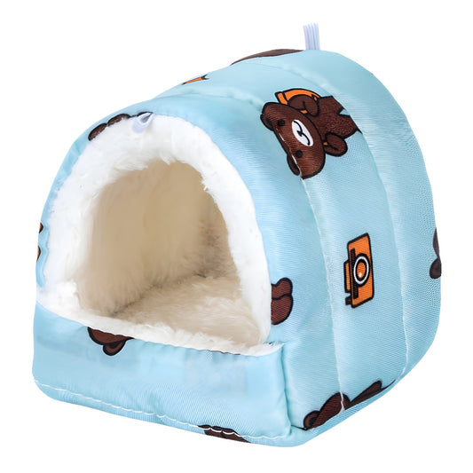 Pet supplies Hamster nest Bird's nest Keep warm Winter can be used when going out Warm portable mini