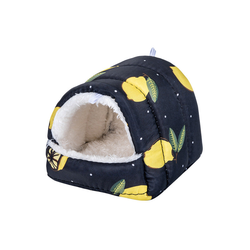 Pet supplies Hamster nest Bird's nest Keep warm Winter can be used when going out Warm portable mini