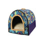 Factory straight hair, pet products, cat litter, warm in winter, closed detachable nest, foldable cute pet