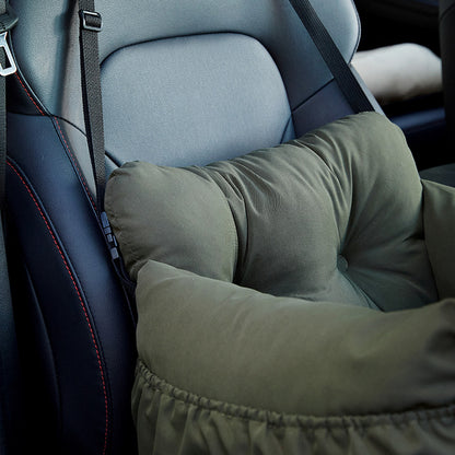 Pet car nest pad, dog safety seat, portable and convenient multi-functional cat and dog pet passenger car supplies