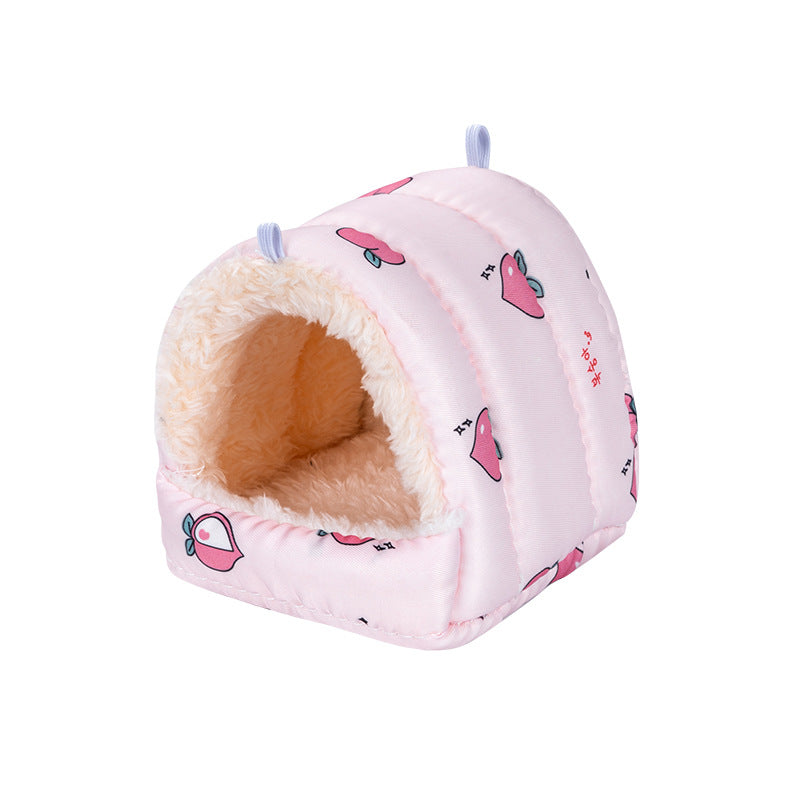 Pet supplies Hamster nest Bird's nest Keep warm Winter can be used when going out Warm portable mini