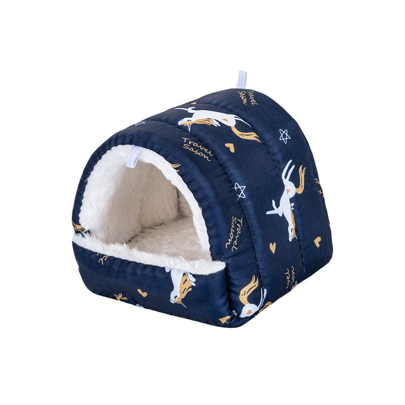 Pet supplies Hamster nest Bird's nest Keep warm Winter can be used when going out Warm portable mini
