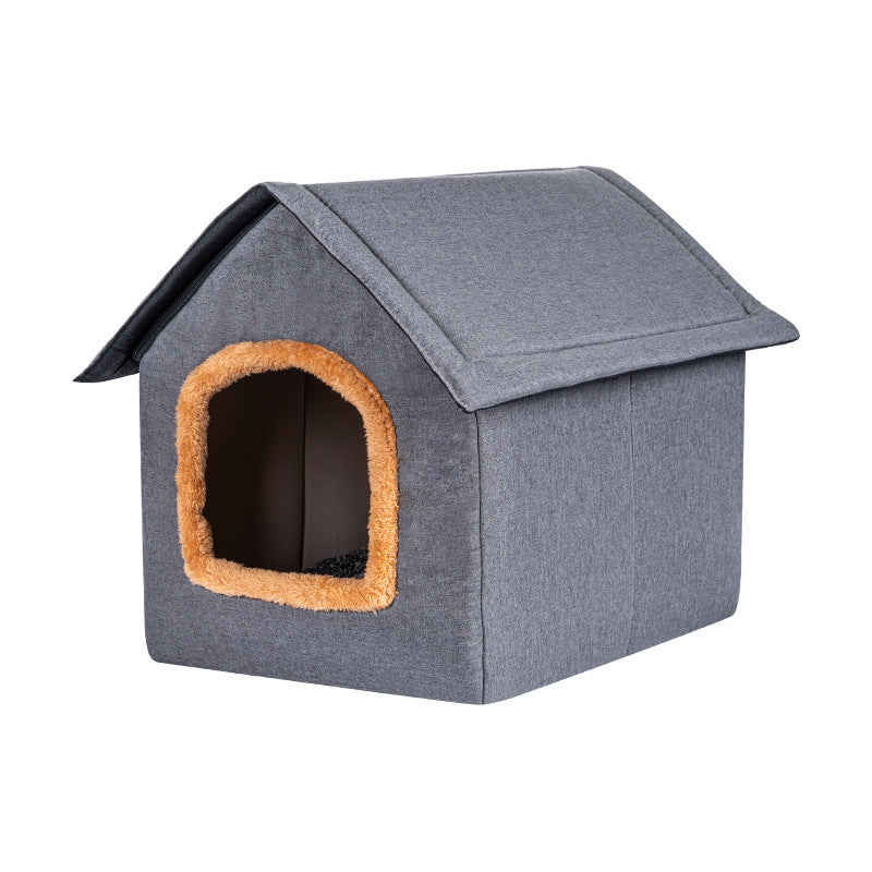 Kennel Pet Supplies Cat Nest Winter Warm Closed Deep Sleeping Nest Factory Direct Wholesale Cat House