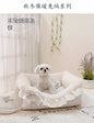 Baolizhen's new cotton and linen kennel can be dismantled and washed. Pet Maltese Xi Shi Four Seasons Cat Nest ins