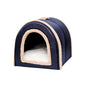 Factory straight hair, pet products, cat litter, warm in winter, closed detachable nest, foldable cute pet
